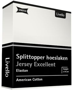 Livello Hoeslaken Splittopper Jersey Excellent Offwhite 250 gr