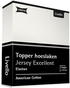 Livello Hoeslaken Topper Jersey Excellent Offwhite 250 gr