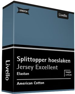 Livello Hoeslaken Splittopper Jersey Excellent Blue 250 gr