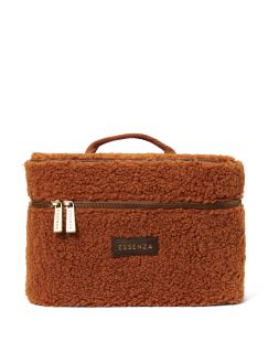 Essenza Beauty Case Tracy Teddy Leather Brown