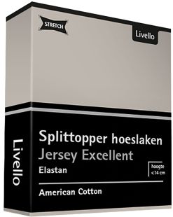 Livello Hoeslaken Splittopper Jersey Excellent Stone 250 gr