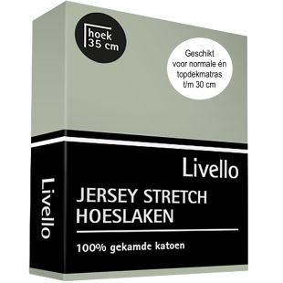 Livello (topper) Hoeslaken Jersey Mineral