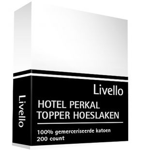 Livello Hotel Hoeslaken Perkal topper White