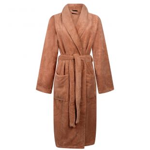 Livello Fleece Badjas Calvin Caramel