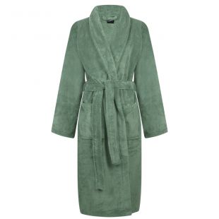 Livello Fleece Badjas Calvin Forest Green