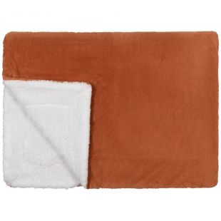 Livello Fleece Plaid Calvin Caramel