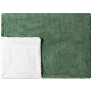 Livello Fleece Plaid Calvin Forest Green