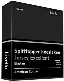 Livello Hoeslaken Splittopper Jersey Excellent Black 250 gr