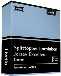 Livello Hoeslaken Splittopper Jersey Excellent Light Blue 250 gr