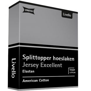 Livello Hoeslaken Splittopper Jersey Excellent Light Grey 250 gr