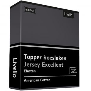 Livello Hoeslaken Topper Jersey Excellent Dark Grey 250 gr