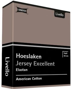 Livello Hoeslaken Jersey Excellent Taupe 250 gr