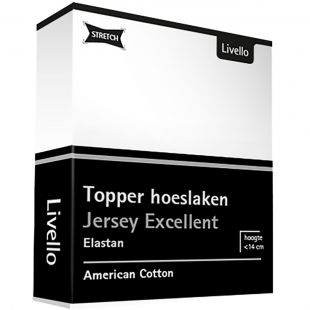 Livello Hoeslaken Topper Jersey Excellent White 250 gr