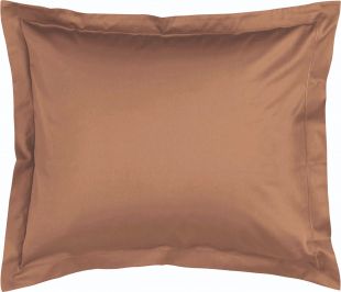 Livello Kussensloop Uni Satijn Caramel 60x70