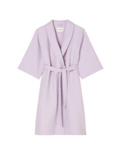 Marc O'Polo Wafel Badjas Essential Women Lila