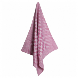 Theedoek Horeca Pompdoek Red/Pink