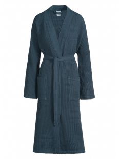 Vandyck Heren Wafel Badjas Tampa Vintage Blue