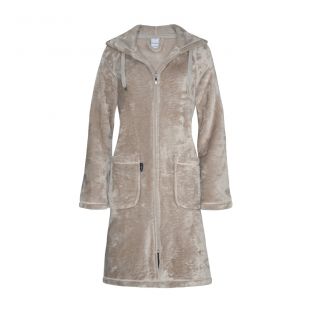 Vandyck Fleece Badjas met rits Julia Stone