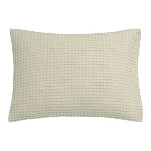Vandyck Kussensloop Wafel Pique Cream Tan 40x55