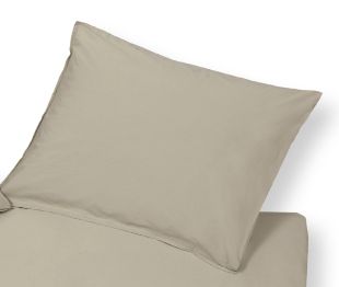 Vandyck Kussensloop Washed Cotton Stone 60x70