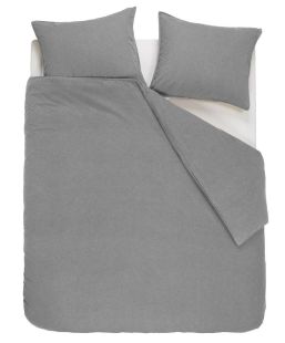 VT Wonen Dekbedovertrek Flanel Grey